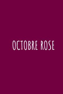 Découvrez la sélection : "Octobre rose"