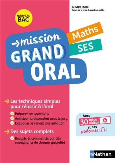 Mission grand oral, maths, SES - 