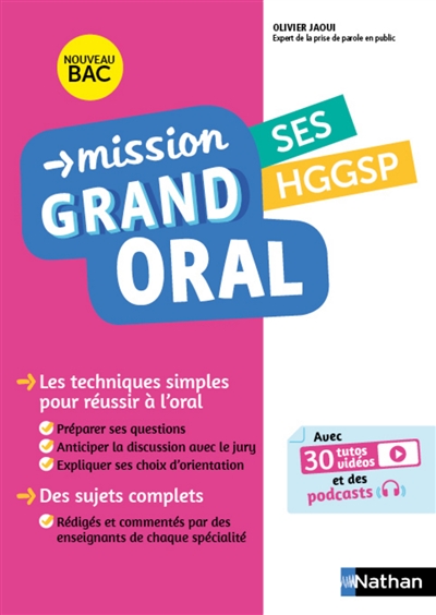 Mission grand oral, SES, HGGSP - 